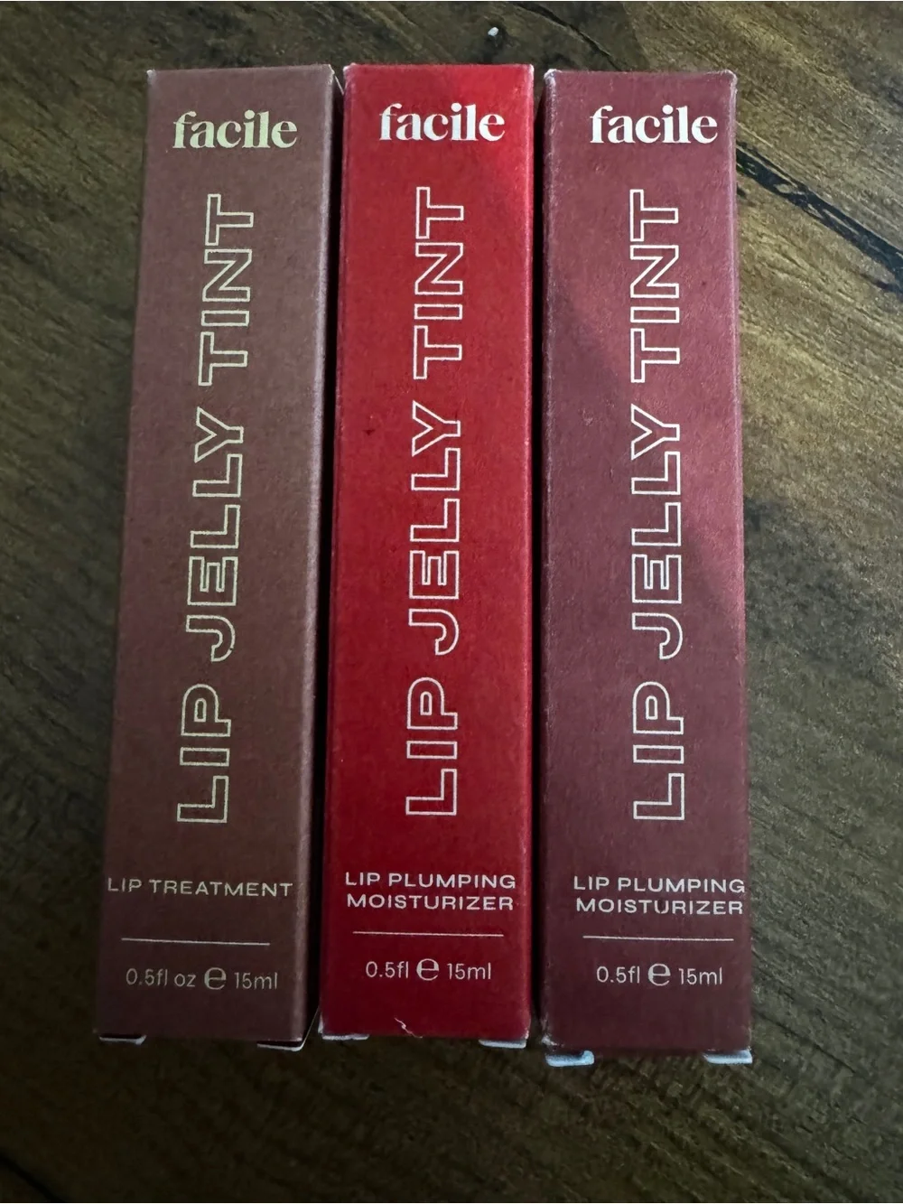 Facile Lip Jelly Tint in Rouge, BNIB